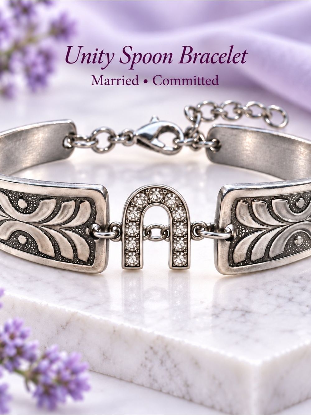 Unity Spoon Bracelet, Available or Committed—Wear Your Meaning,